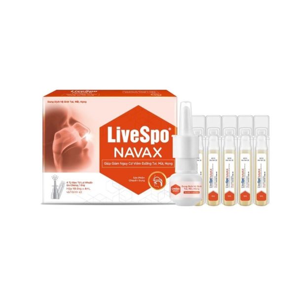 Dung dịch vệ sinh tai, mũi, họng Livespo NAVAX chuyên dụng dạng xịt mũi giúp giảm nguy cơ viêm đường tai, mũi, họng - Hình ảnh 3