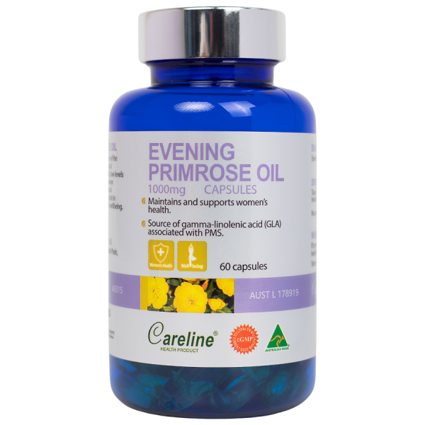 Tinh dầu hoa anh thảo Careline Evening Primrose Oil 1000mg, Chai 60 viên - Hình ảnh 4