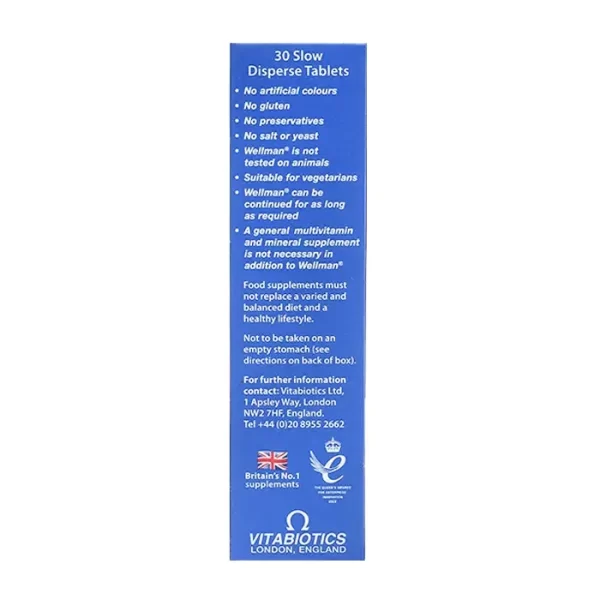 Vitabiotics wellman original H30V - Hình ảnh 4