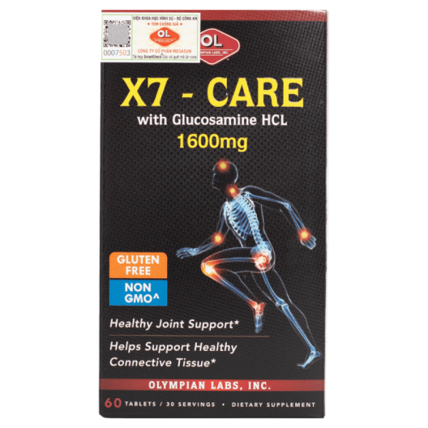 Olympian Labs X7 Care, Hộp 60 viên - Viên uống bổ khớp